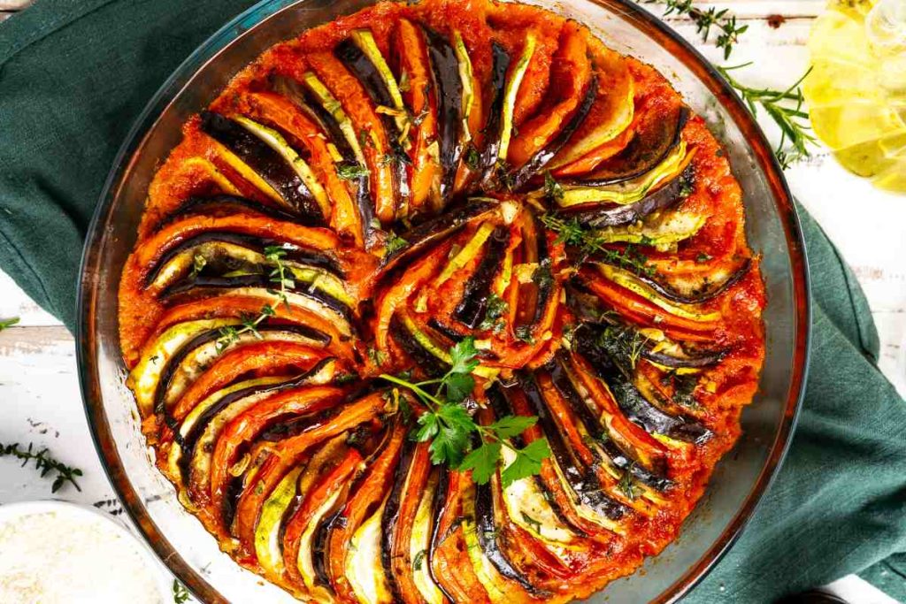 plat de tian de légumes