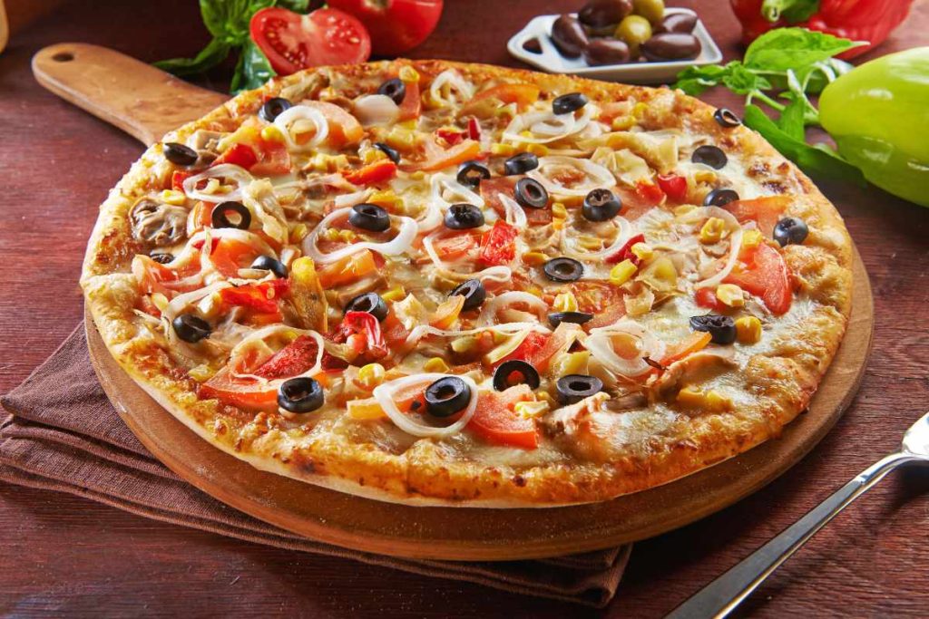 une pizza faite maison