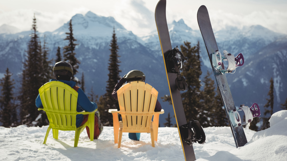 profiter de la vue au ski